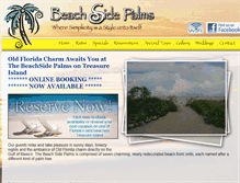 Tablet Screenshot of beachsidepalms.com